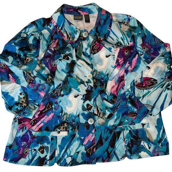 Chico's Additions Blazer - Abstract Print, Size 3 (US 16) - Picture 3 of 6